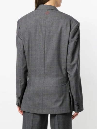 Shop A.f.vandevorst Tailored Wrap Blazer In Grey