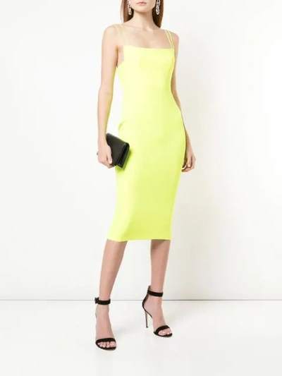 Shop Alex Perry Gabrielle Dress In Yellow