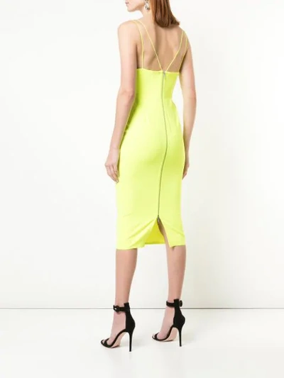 Shop Alex Perry Gabrielle Dress In Yellow