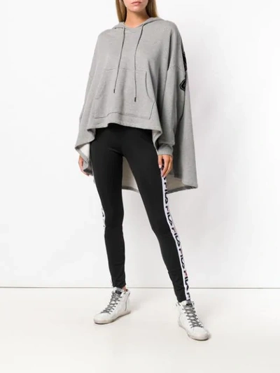 Shop Fila Logo Side Stripe Leggings In Black
