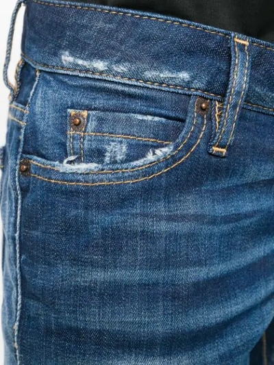 Dsquared2 Jennifer Cropped Jeans In Blue