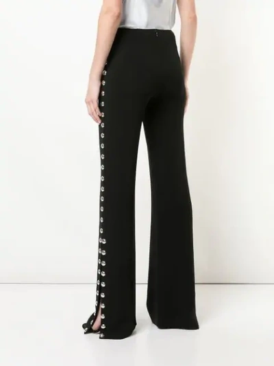 Shop Cinq À Sept Highland Studded Trousers In Black