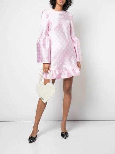 Shop Cynthia Rowley Jane Gingham Dress In Pink