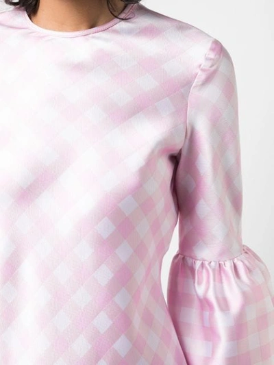 Shop Cynthia Rowley Jane Gingham Dress In Pink
