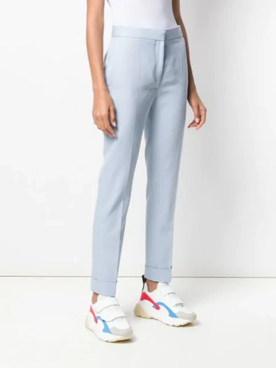 Shop Stella Mccartney Straight-leg Trousers In Blue