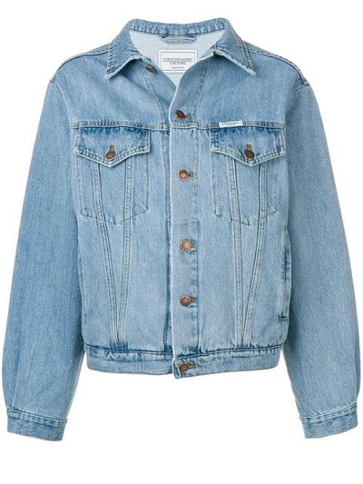 Shop Forte Dei Marmi Couture 'super Mama' Denim Jacket In Blue