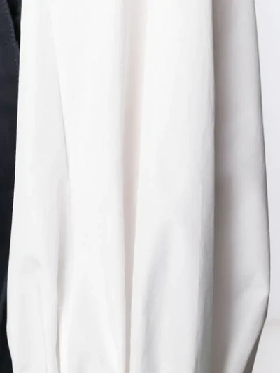 Shop Aspesi Billowing Sleeved Blouse In White