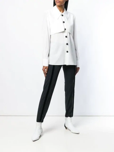 Shop Givenchy Loose Fitted Blouse In White
