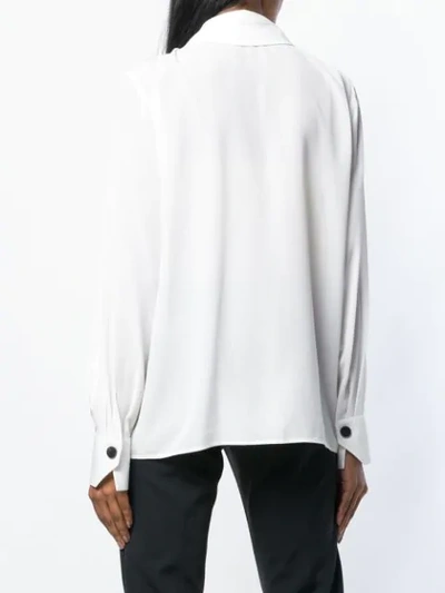 Shop Givenchy Loose Fitted Blouse In White