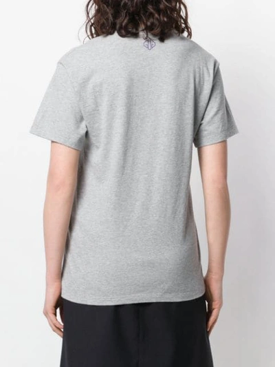 Shop Golden Goose Logo Print T-shirt In Grey