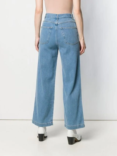 Shop Nanushka Marfa 80's Jeans - Blue