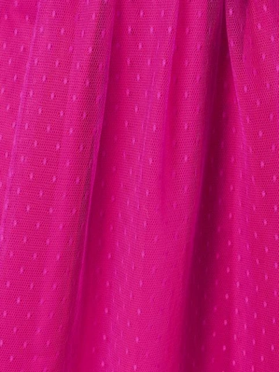 Shop Red Valentino Point D'esprit Midi Skirt In Pink