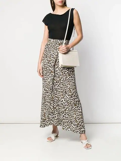 Shop Andamane Amber Wrap Skirt In White