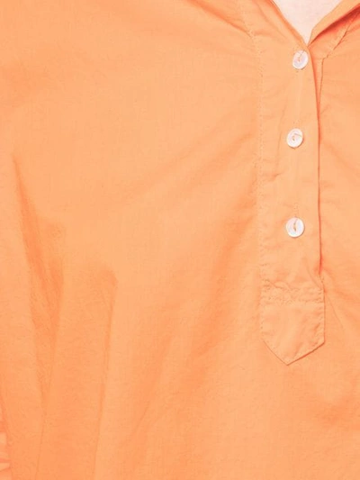 Shop A Shirt Thing Classic Tunic Blouse In Orange