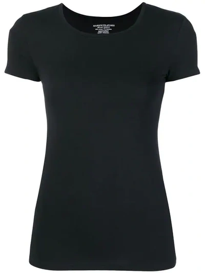 Shop Majestic Alison T-shirt In Black