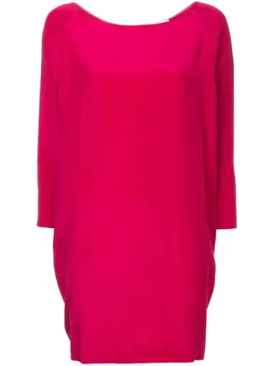 Shop Costume National Slip Dress In Pink