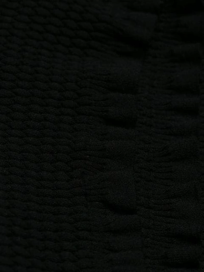 Shop Kenzo Geometric Knit Top In Black