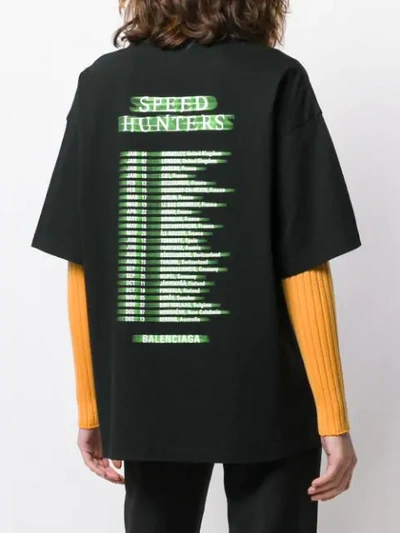 Balenciaga Speed Hunters Cotton-jersey T-shirt In Black Multi |