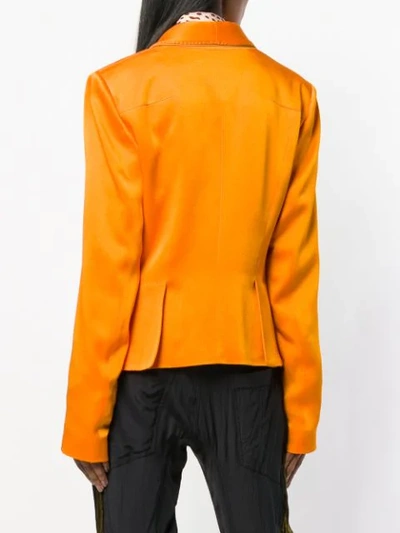 Shop Haider Ackermann Tailored Blazer In Orange