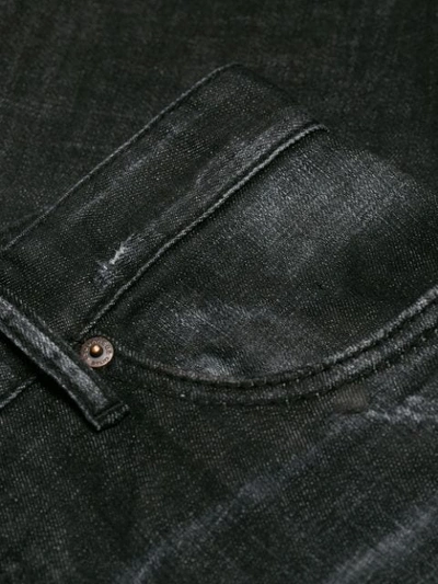 Shop Dsquared2 Faded Boyfriend Jeans In Black