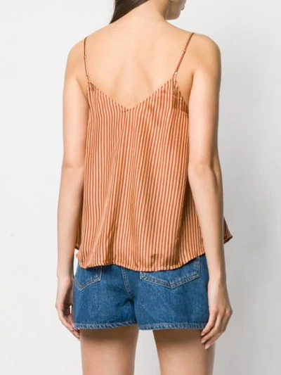 Shop Mes Demoiselles Striped Tank Top - Red