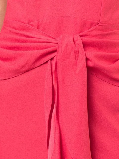 Shop Patbo Ruffle Midi Dress In Pink