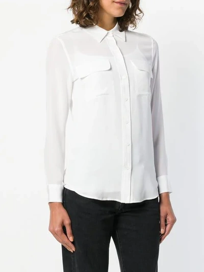 Shop Equipment Signature Slim Fit Shirt In White