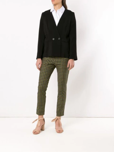 Shop Andrea Marques Blazer In Black