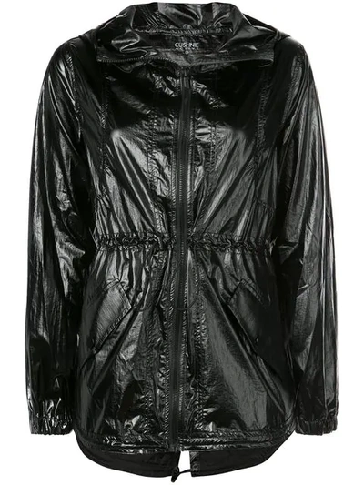 Shop Cushnie Hooded Jacket In Black