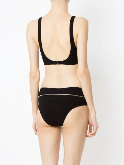 Shop Amir Slama Sling Bikini In Black