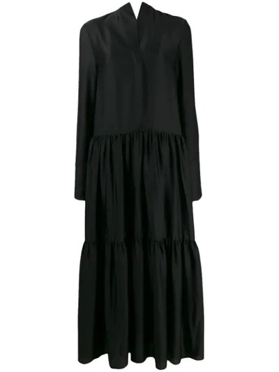 Shop Christian Wijnants Shirt Dress In Black
