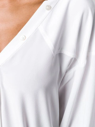Shop Emilio Pucci White Silk Shirt