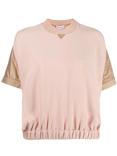 MONCLER 短袖套头衫 - 粉色