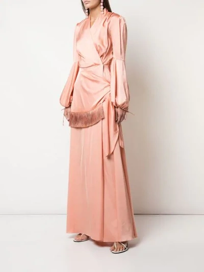 Shop Patbo Kleid Mit Falten In Pink