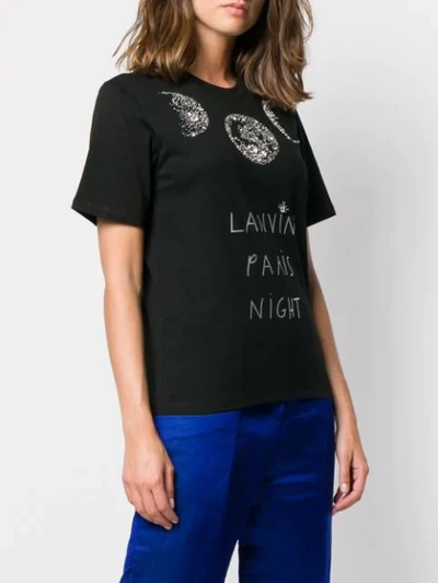 Shop Lanvin Night T-shirt - Black