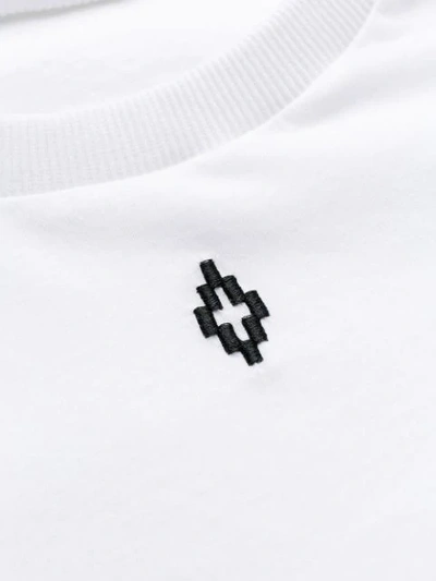 Shop Marcelo Burlon County Of Milan Love T.t.e. Open Back T-shirt In White