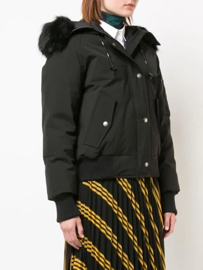 Shop Kenzo Padded Jacket In Black