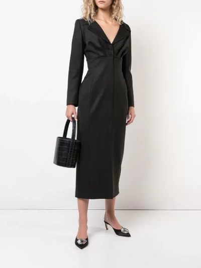 SARA BATTAGLIA TAILORED SHIRT DRESS 