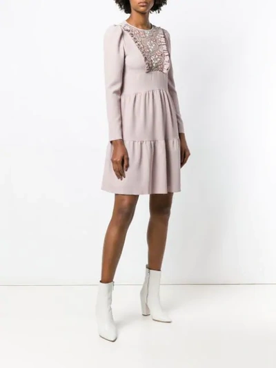 Shop See By Chloé Lace Panel Dress - Neutrals