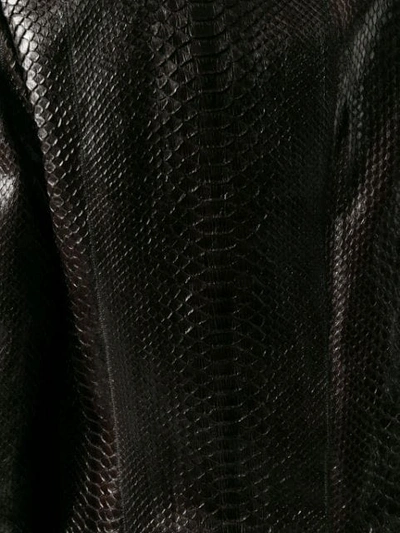 BRUNELLO CUCINELLI 浮雕合身夹克 - 黑色
