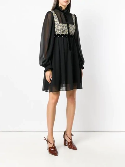 Shop Philosophy Di Lorenzo Serafini Baby Doll Dress In Black