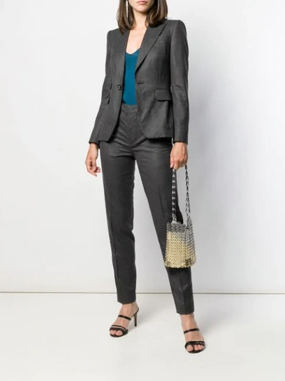 Shop Dsquared2 Pinstriped Two-piece Suit In Grey