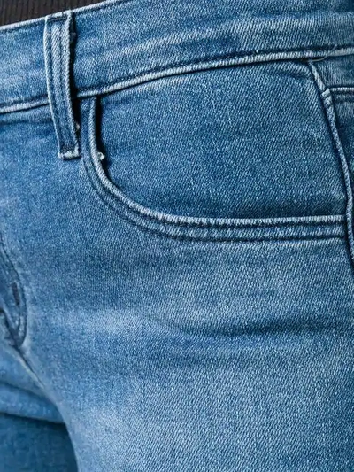 Shop J Brand Selena Cropped Jeans In Blue