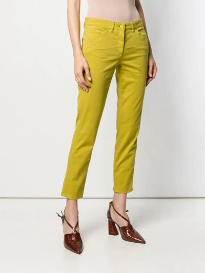 Shop Luisa Cerano Straight-leg Jeans In Yellow