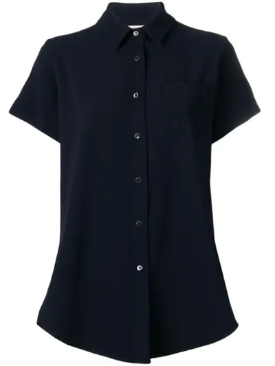Shop Alberto Biani Chest Pocket Shirt - Blue