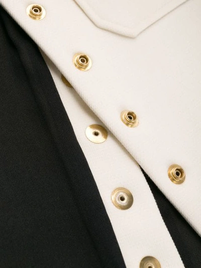 Shop Chloé Press Stud Jacket In White