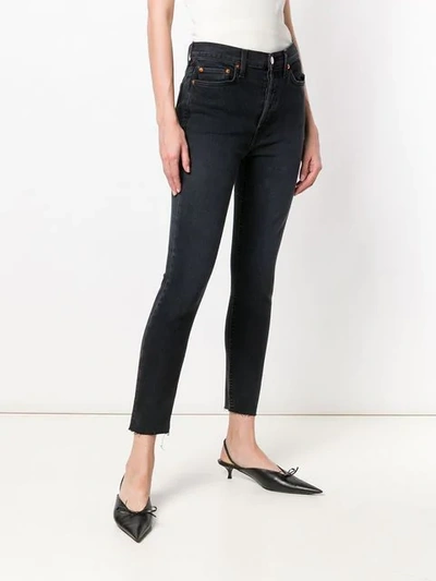 Shop Re/done Slim Fit Jeans In Black
