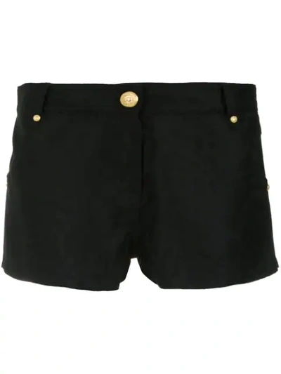 Shop Andrea Bogosian Jacquard Shorts In Black