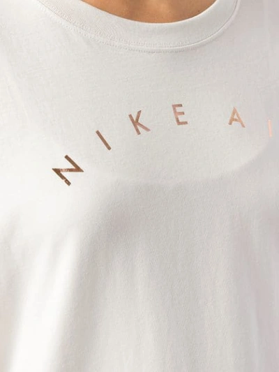 Shop Nike Air Print T In White
