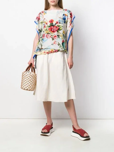 Shop Red Valentino Forget Me Not Blouse In White